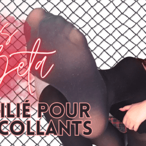 Bloody Marie dominatrice à Paris t'humilie dans une vidéo JOI de cocus avec ses collants sur vends ta culotte