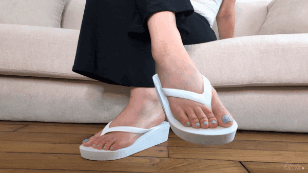 Tongs challenge - Fétichisme des pieds - Fétichisme des tongs - Tease and Denial - Image 3