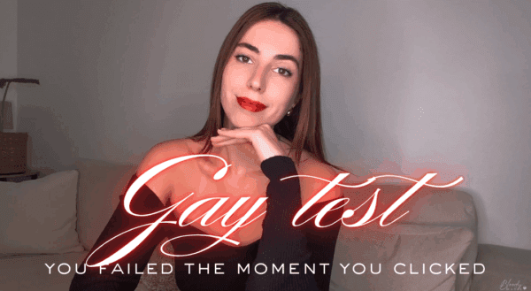 Gay test, tu as échoué dès que t'as cliqué - Gay encouragement - Humiliation verbale